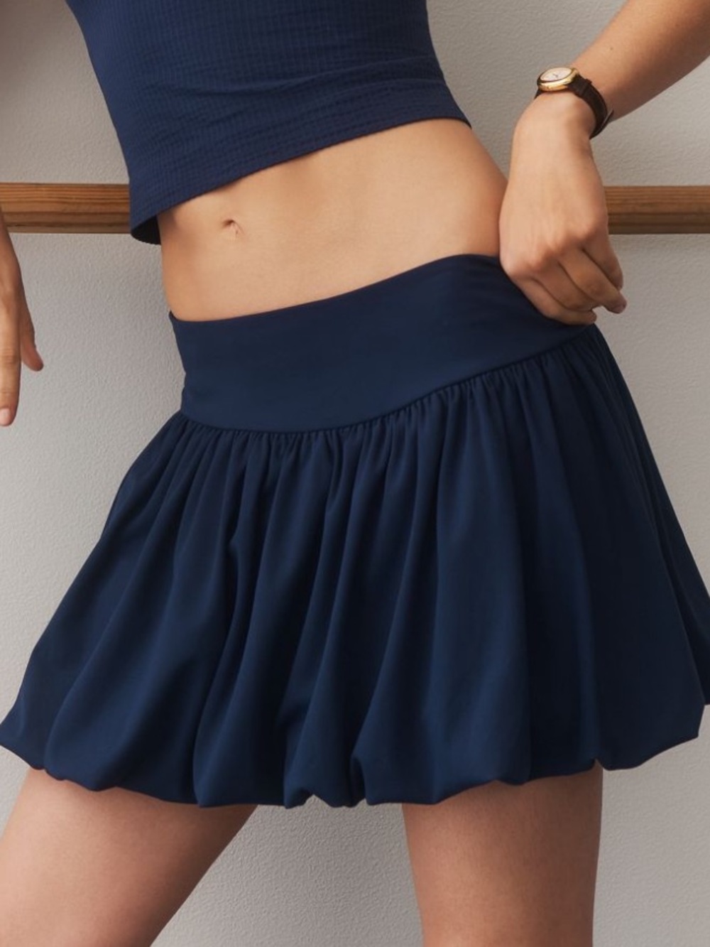 DAILY PRACTICE➕ANTHROPOLOGIE Bubble Mini Skirt NWT